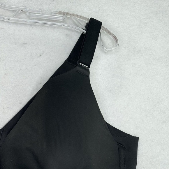 Cacique Bra Womens 40DDD Solid Black Lightly Lined Full‎ Coverage Underwire - Picture 13 of 14